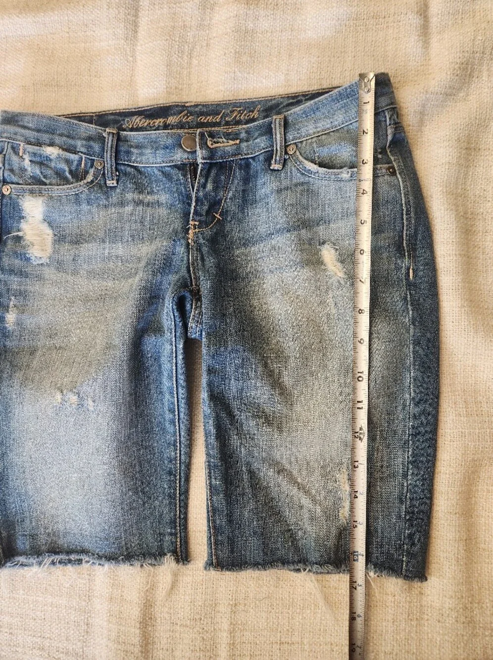 Abercrombie & Fitch Denim Shorts - Blue